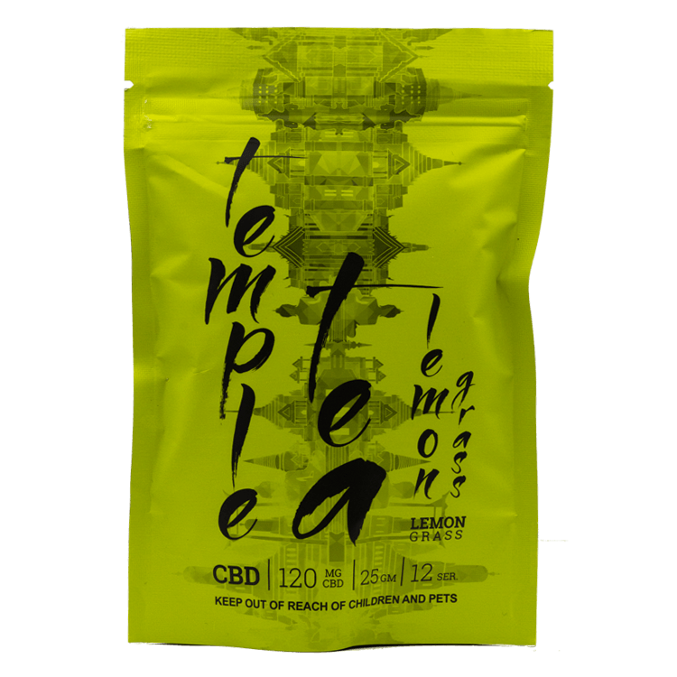 Temple Tea – Lemongrass CBD Tea – 120mg | BC Weed Edible Canada Temple Tea – Lemongrass CBD Tea – 120mg | BC Weed Edible Canada
