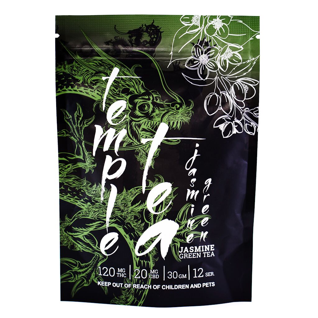 Temple Tea – Jasmine Green Tea – 120mg THC | BC Weed Edible Canada Temple Tea – Jasmine Green Tea – 120mg THC | BC Weed Edible Canada